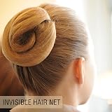 KAYZON Blonde Invisible Hair Nets U-Shaped Pins Set 50pcs Elastic Mesh Kids view 3
