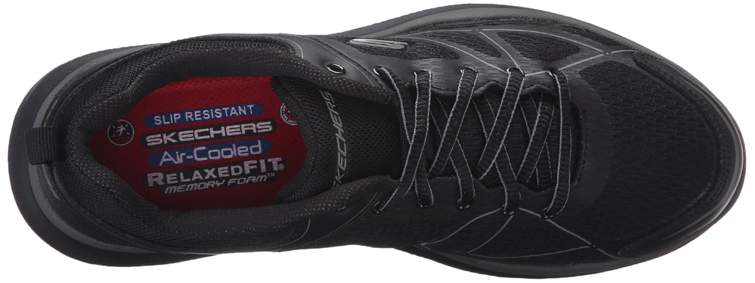 skechers for work women's relaxed fit slip resistant work shoe