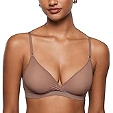 INLYRIC Women's Cosnufy Sheer Triangle Bralettes - Unlined Mesh Sexy Comfortable No Padding Bras No Underwire