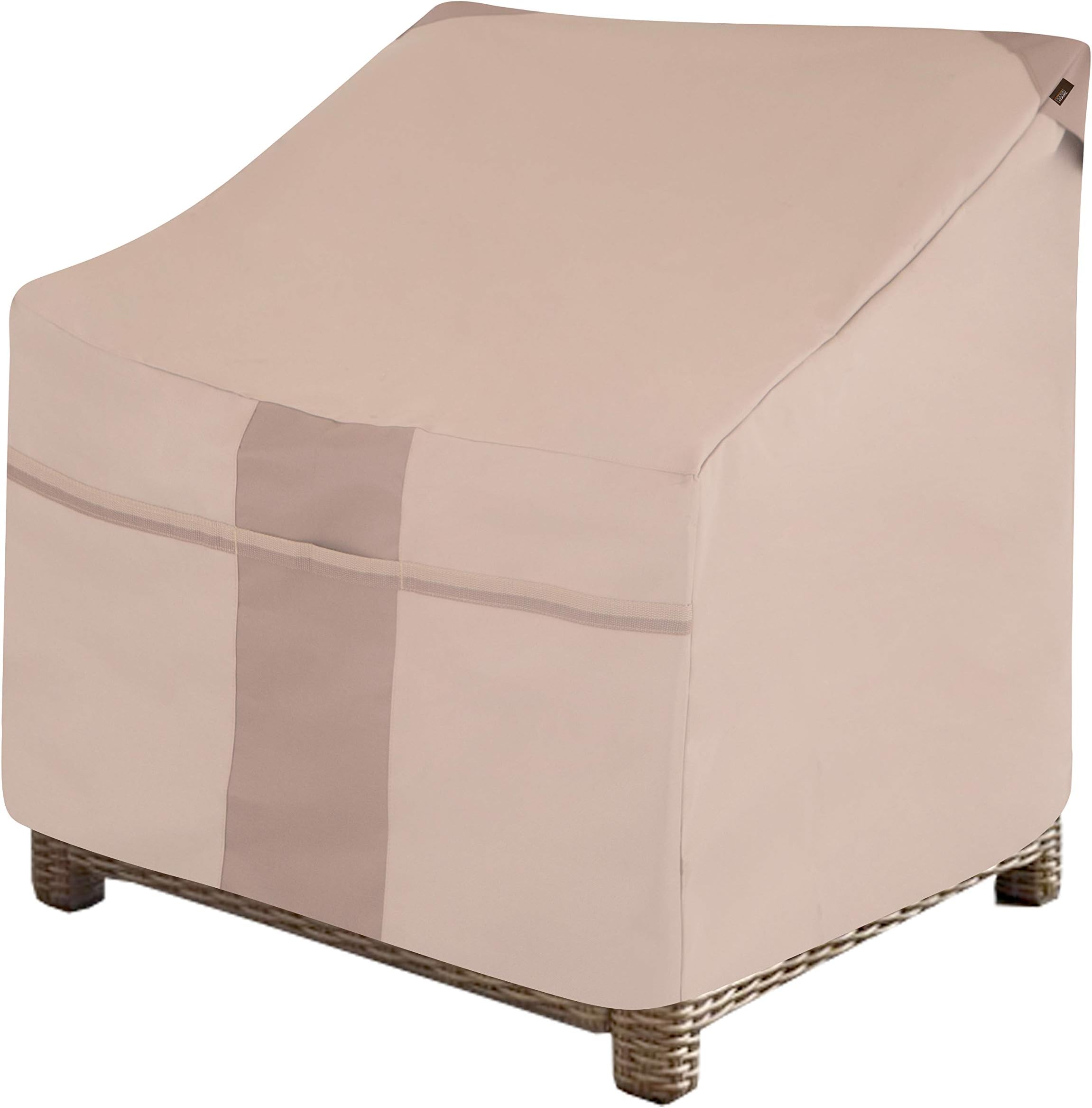 MODERN LEISUREMonterey Deep-Seated Patio Lounge Chair Cover - Weather-Resistant Fabric - Outdoor Furniture Protection Perfect for Patio, Deck, and Porch - 38" L x 40" W x 31" H - Beige - 1-Pack
