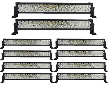 10pcs 120W LED Luz de Trabajo Bar,ALPHA DIMA LED Lámpara Foco ...