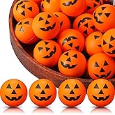 Jerify 30 Pcs Halloween Stress Balls Bulk 1.57 Inch Pumpkin Foam Stress Balls for Halloween Goodie Bag Fillers Trick or Treating School Classroom Game Prizes