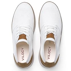 VILOCY Men's Fashion Dress Sneakers Casual Walking