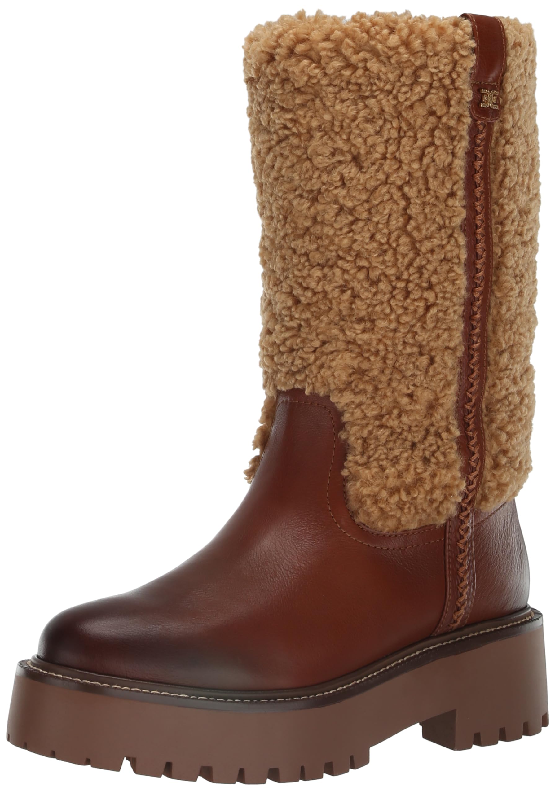 Photo 1 of Sam Edelman Elfie Mid Calf Boot Acorn Brown/Ginger Bread 5 Medium