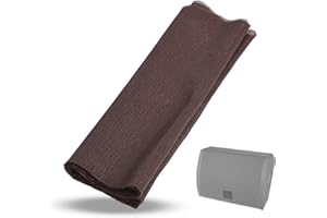 EIMSOAH Stereo Audio Speaker Mesh Grill Cloth, Dustproof Protective Cover, 1.4m x 0.5m, for Large Sound Box, Stage Sound Box, KTV Box, etc (Brown)