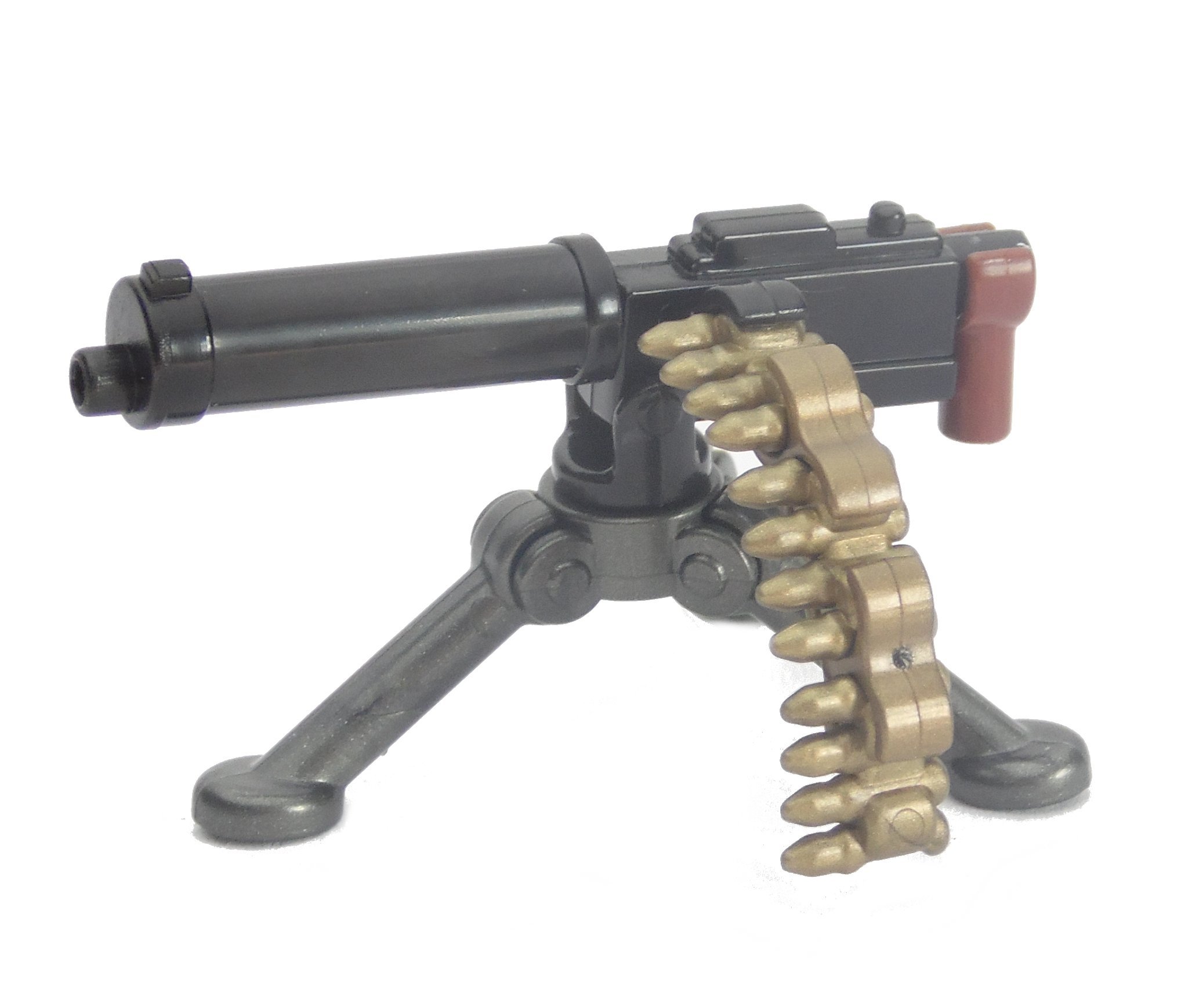 BrickArms M1917 MG with Tripod and Removable Munitionsclip, WW2 Weapon for Lego Figures