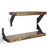FOYO 4 Heavy Duty Angle Shelf Brackets Floating