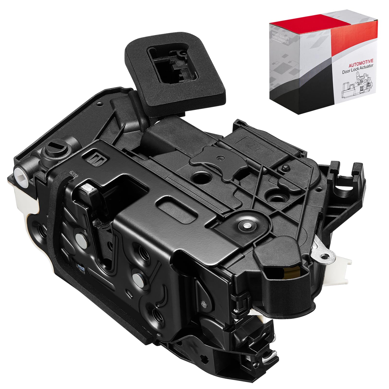 SYERAL Door Lock Actuator 5K4839015AE Rear Left Driver Side Door Latch Compatible with Volkswagen Atlas Cross Sport Beetle e-Golf Golf GTI Jetta Passat