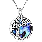 WINNICACA Christmas Gifts Tree of Life Necklace for Women 925 Sterling Silver Family Celtic Tree Necklace Dainty Pendant Irish Jewelry Gifts for Women Mom Wife Girlfriend Anniversary Birthday