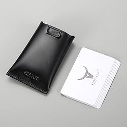 HISCOW Business Card Holder with Flap for