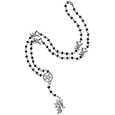 Sacina Baphomet Pentagram Necklace, Gothic Emo Grunge Necklace, Goth Jewelry, Halloween Christmas Jewelry Gift for Women