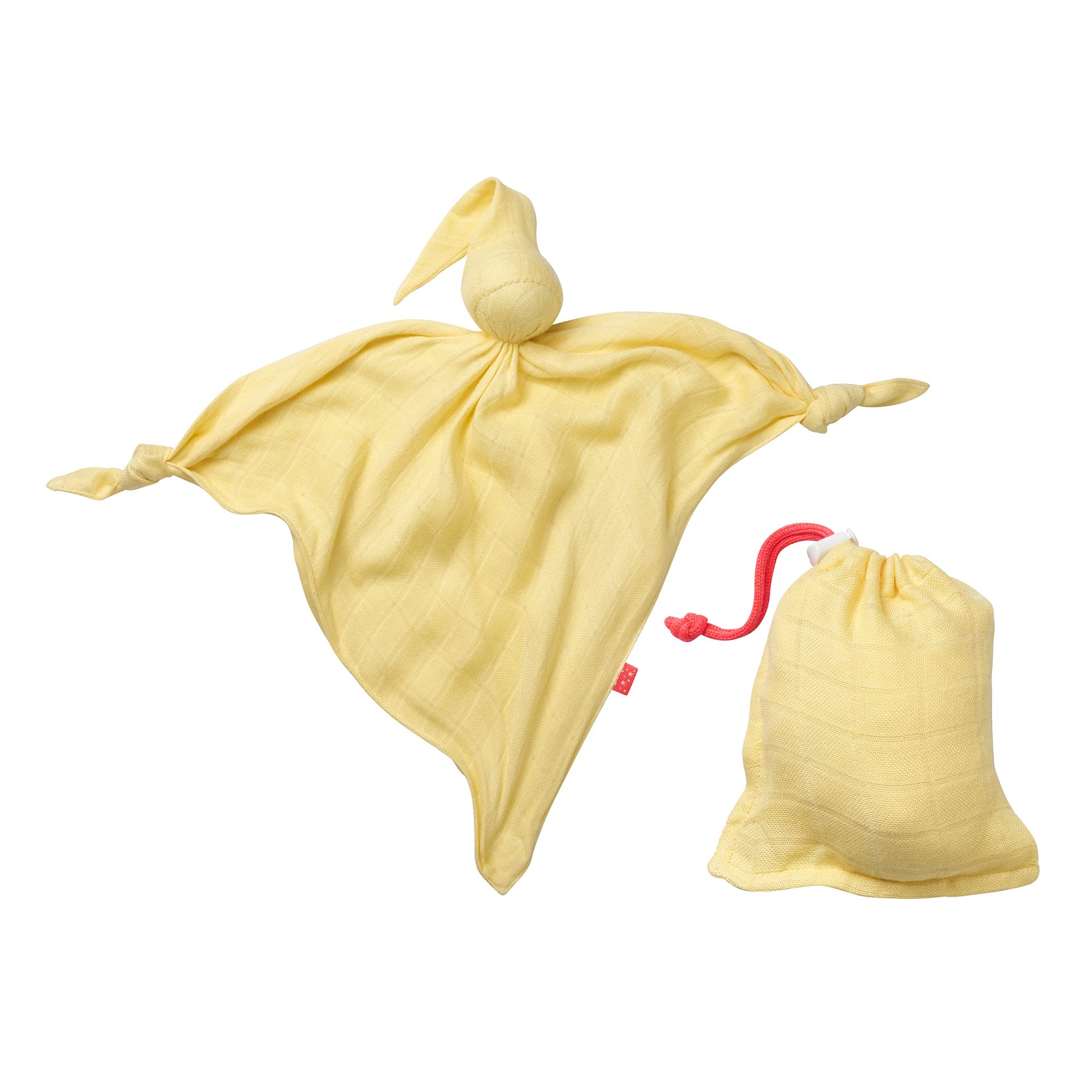 Cuski Bamboo Muslin Baby Comforter, Mussi Cuski - Lemoncello