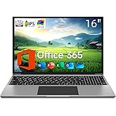 16 Inch Laptop Computer, 12GB RAM, 640GB Storage, 5305U Processor, 1200p FHD Display, Office 365, USB 3.0, WiFi-5, HDMI, Ster