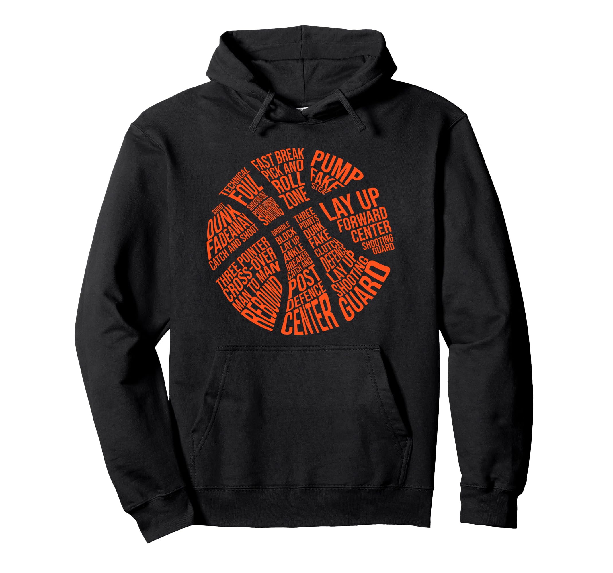 Basketball Dribble Rebound I Cool Basketball Pullover Hoodie
