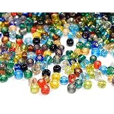 Amazon.com: Perlin Glass Seed Beads 2mm 11/0 Round Mini Small Pony ...
