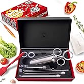 Stainless Steel Meat Injector Kit, Syringe Seasoning Marinade Needles, Including Silicone Brush
