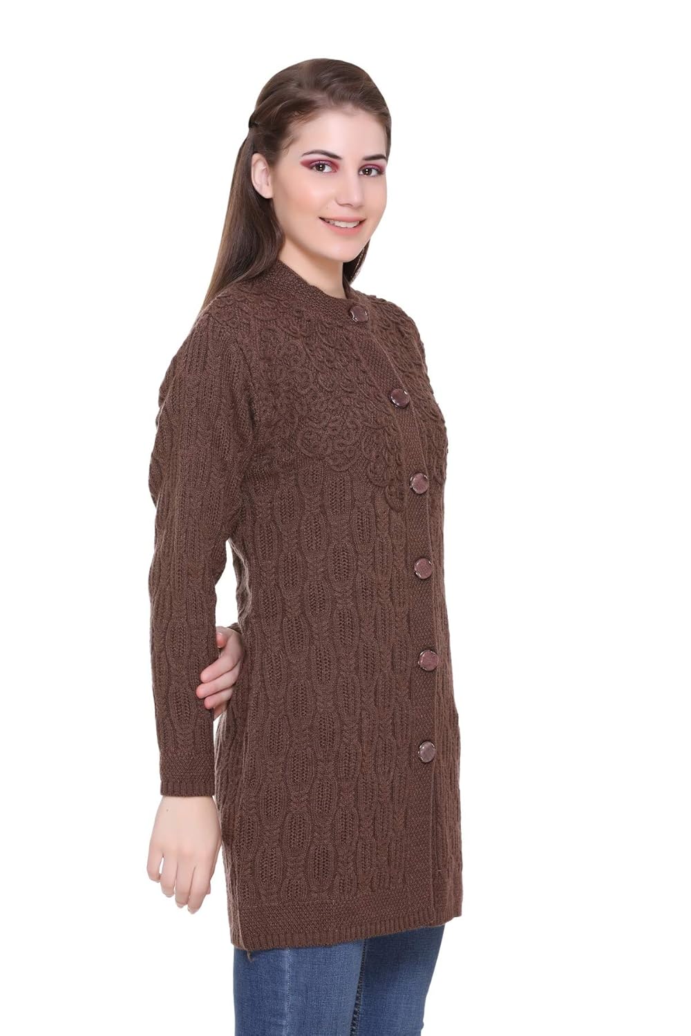 zoravie women's winter woolen coat