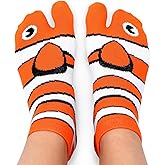 FISHY FEET Novelty Socks - Unisex, Perfect Stocking Stuffer, Secret Santa, or White Elephant Gift for Teens, Men, and Women