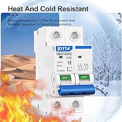 JOTTA DC Miniature Circuit Breaker,2 Poles 1000V