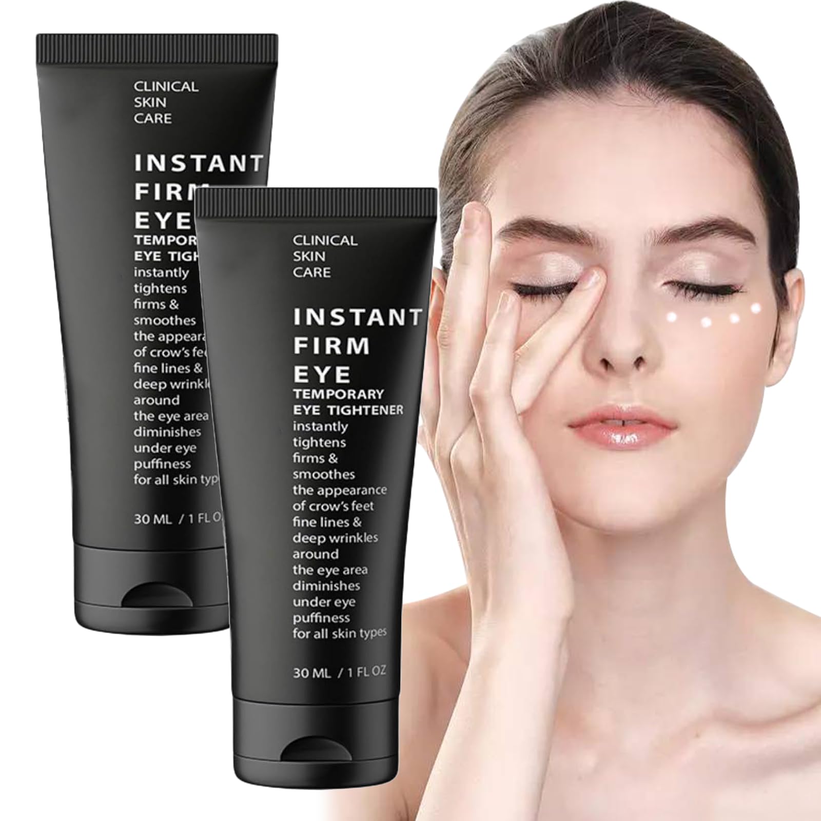 LINXINS Celyn Eye Cream, Celyn Instant Eye Tightener, Celyn Instant Firmx Eye Tightener, Eye Tightening Cream Instant, Fade Fine Lines,Tightens and Smoothes Fine Lines (2PCS)