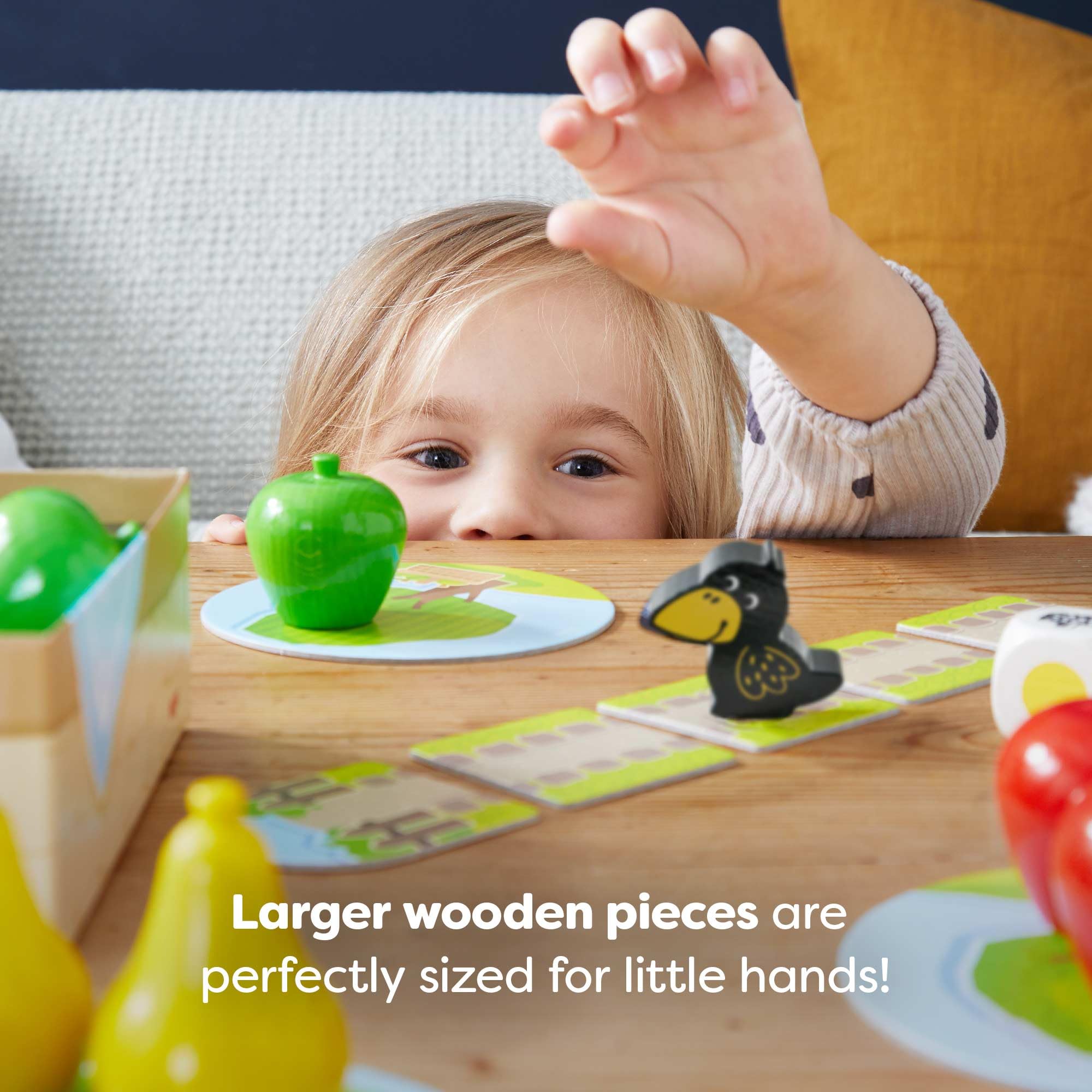 HABA My Very First Games - First Orchard Toddler Game - My First Orchard Game, Cooperative Toddler Board Games for 2 Year Olds - Made in Germany