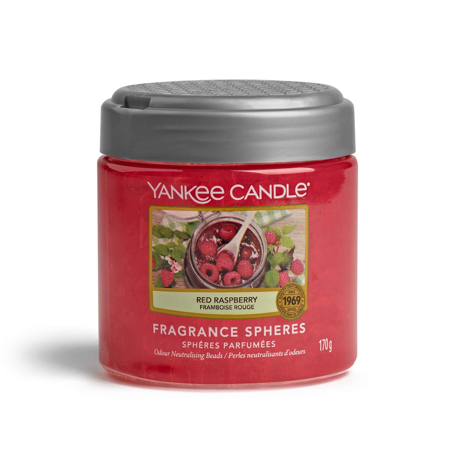 Yankee Candle Fragrance Spheres Air Freshener, Raspberry, Red Amazon