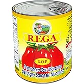 Rega San Marzano DOP Tomato Pack of 4 (28 Oz / 1 Lb 12 Oz Each), Imported From Italy