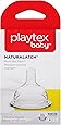 Playtex Baby Naturalatch Lot de 2 tétines en silicone pour biberons Playtex
