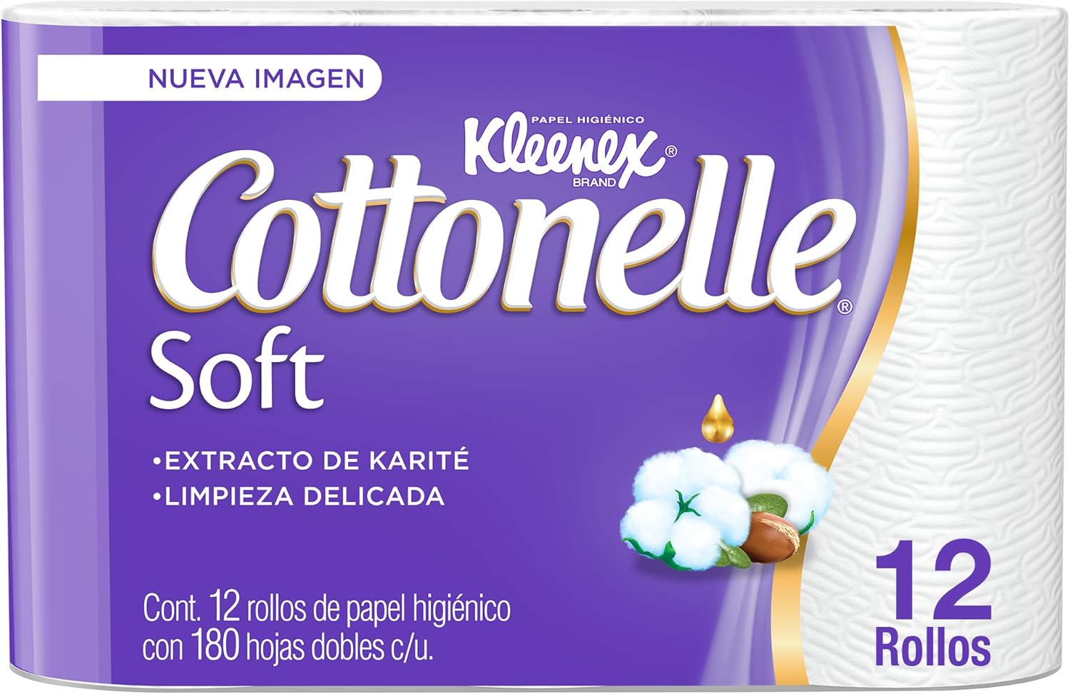 papel cottonelle 12 rollos precio