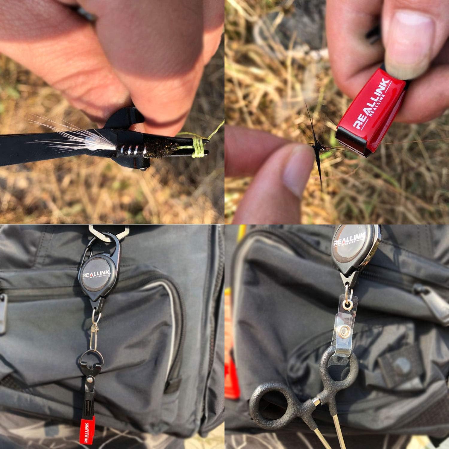Fishing Equipment Quick Knot Tying Tool and Zinger Retractors 3 in 1 Combo Fly Fishing Tools Kit Supplies and Accessories Durable 420 Stainless Steel lanyard Come with Zinger Retractor : Sports & Outdoors