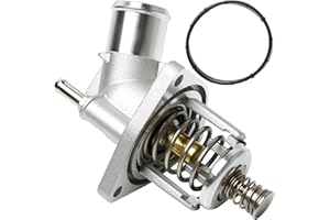 Upgrade Aluminum Thermostat Housing by AA Ignition - Fits Cadillac, Chevy, GMC - 4.3L, 5.3L, 6.2L - Escalade, Silverado 1500, Suburban, Tahoe, Sierra 1500, Yukon -Replaces 12674639, 902-2090, 15-11125