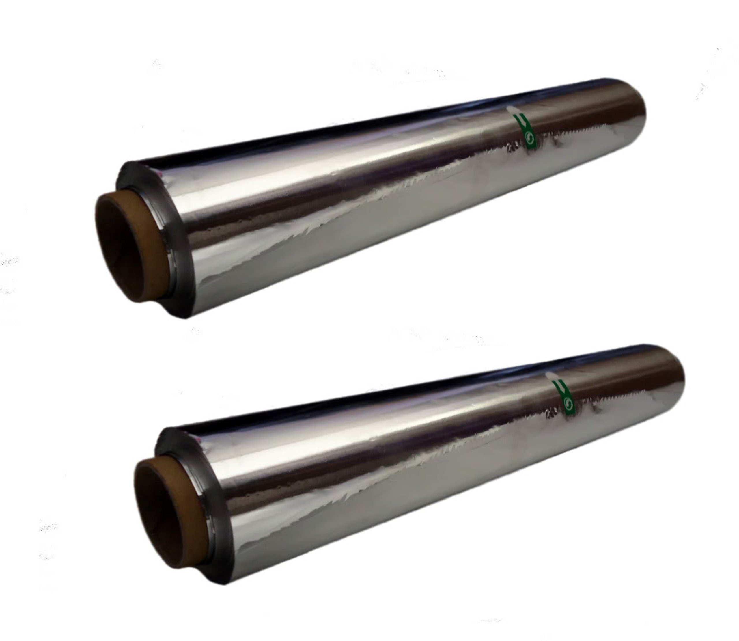 2 x Kitchen Quality Aluminium Foil Catering 12" Roll (300mm x 75m) Strong Packing Cutter Box