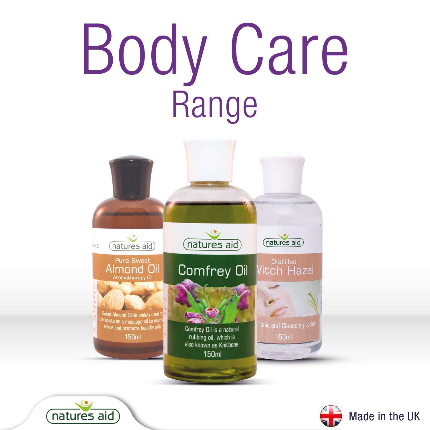 Natures Aid Comfrey Oil, 150 ml (Knitbone, Natural Rubbing Oil