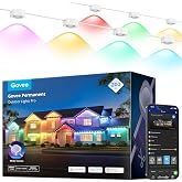 Govee Permanent Outdoor Lights Pro, 200ft with 120 RGBIC LED Lights, White | Daily and Accent Lighting, 75 Scene Modes for Patio, Backyard, IP67 Waterproof, Works with Alexa, Google Assistant, Matter