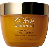 KORA Organics Turmeric Glow Moisturizer, Hydrate and Illuminate, Certified Organic, Cruelty Free, Refillable, 1.69 fl oz