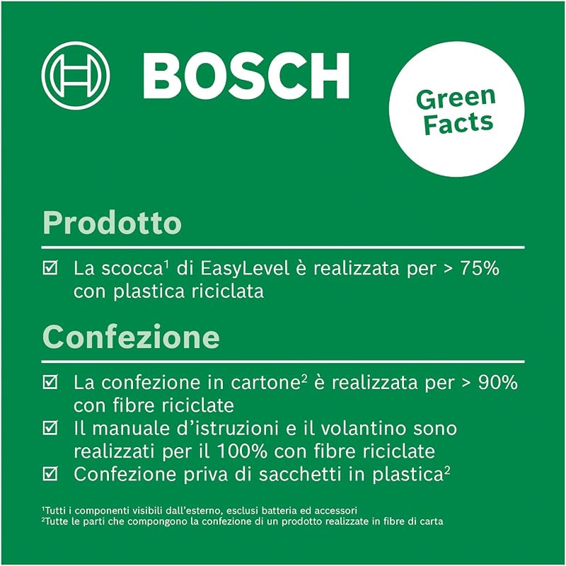 livella laser a bolla EasyLevel con fissaggio a parete