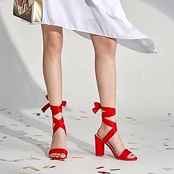 Trary Red Heels for Women, High for Heels Women