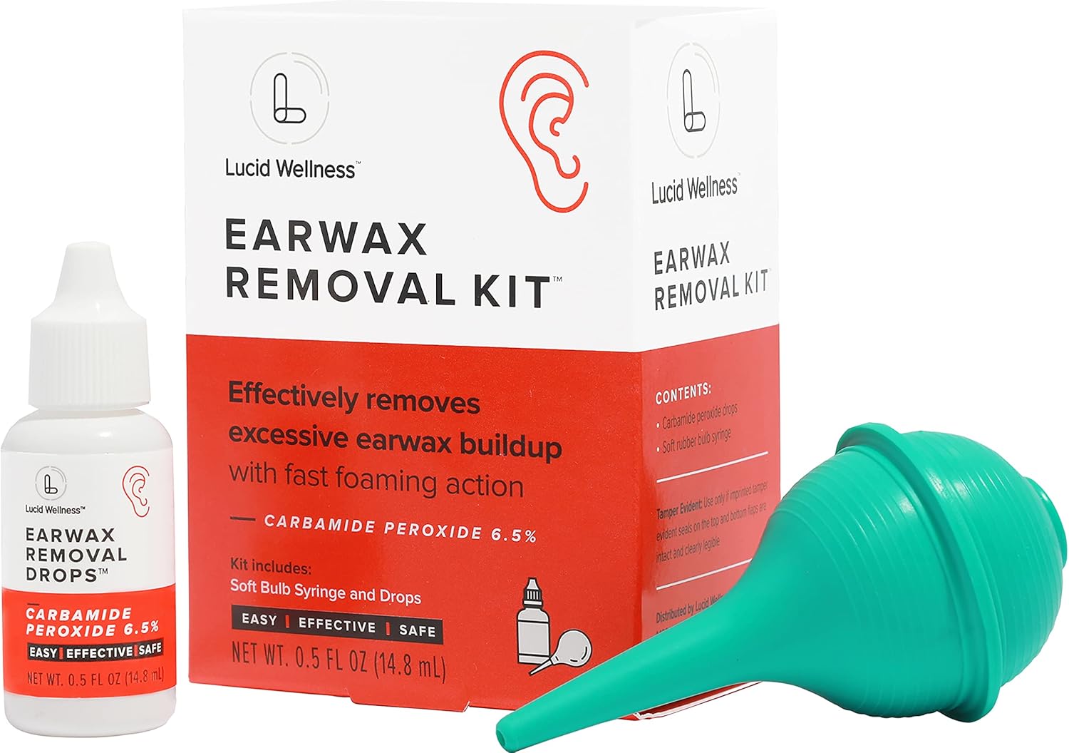 Amazon Com Lucid Wellness All Clear Ear Wax Removal Kit With 6 5 Urea Hydrogen Peroxide Drops 0 5oz Fast Acting Ear Cleaner Foaming Formula And Bulb Syringe Ear Wax Removal Tool Ear Cleaning Amazon Com Lucid Wellness All Clear Ear Wax Removal Kit With 6 5 Urea Hydrogen Peroxide Drops 0 5oz Fast Acting Ear Cleaner Foaming Formula And Bulb Syringe Ear Wax Removal Tool Ear Cleaning