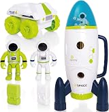 Science Kidz Space Rocket Set 42cm Lights Sounds 2 Astronauts Rover Kids 3-5 view 4