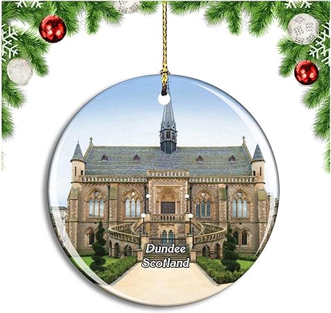 Amazon スコットランドダンディーズアートギャラリー ミュージアムイギリスクリスマスデコレーションオーナメントクリスマスツリーペンダントデコレーションシティトラベルお土産コレクション磁器2 85インチ ぬいぐるみ おもちゃ