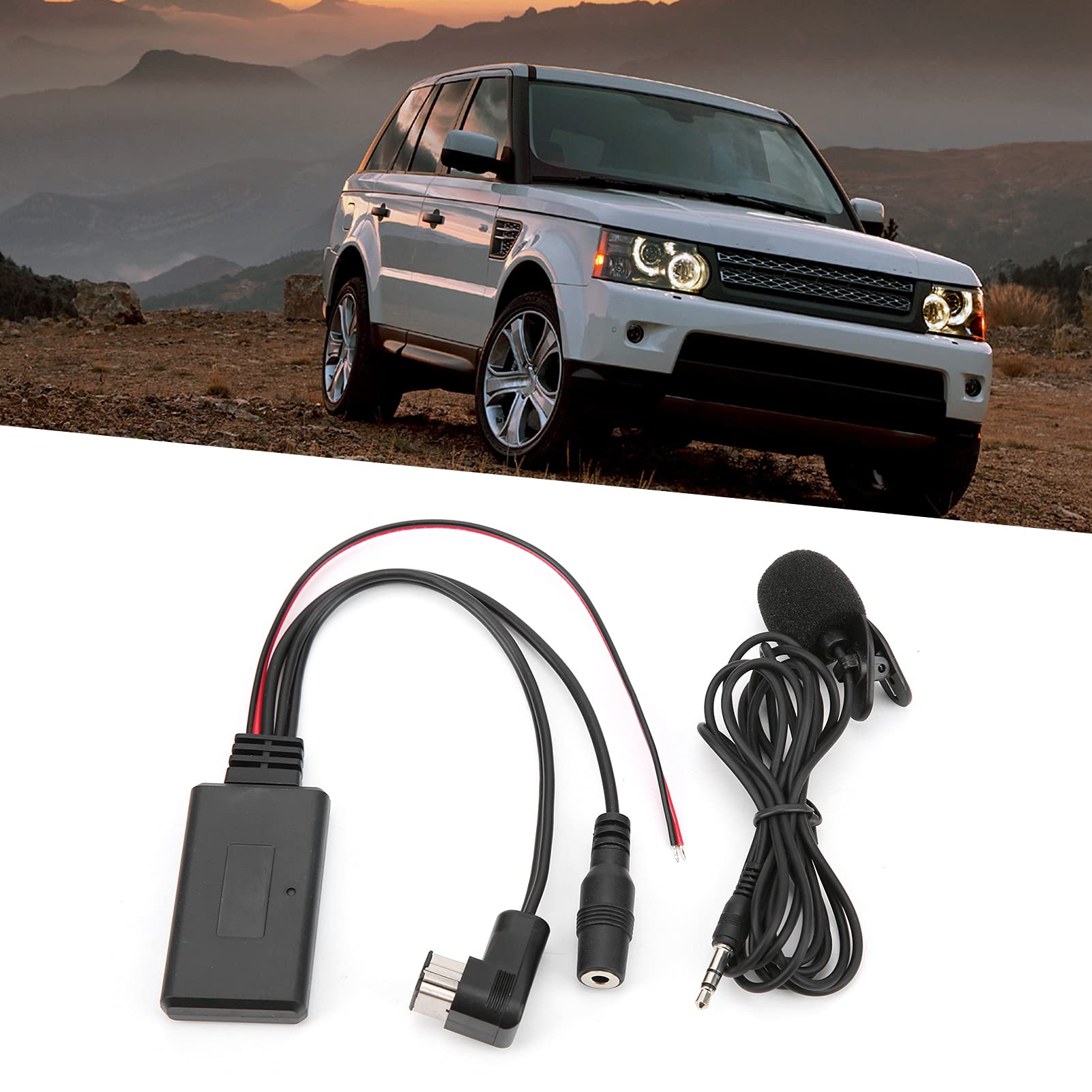 Bluetooth AUX Adapter Audio Device Car Stereo Microphone with AUX Audio Cable Bluetooth 5.0 Replacement for Pioneer Radio IP BUS