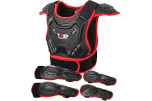 Kids Armor Vest Suit for Dirt Bike, Back Chest Protector for Motocross ATV ,Youth Extreme Sports Protective Gear