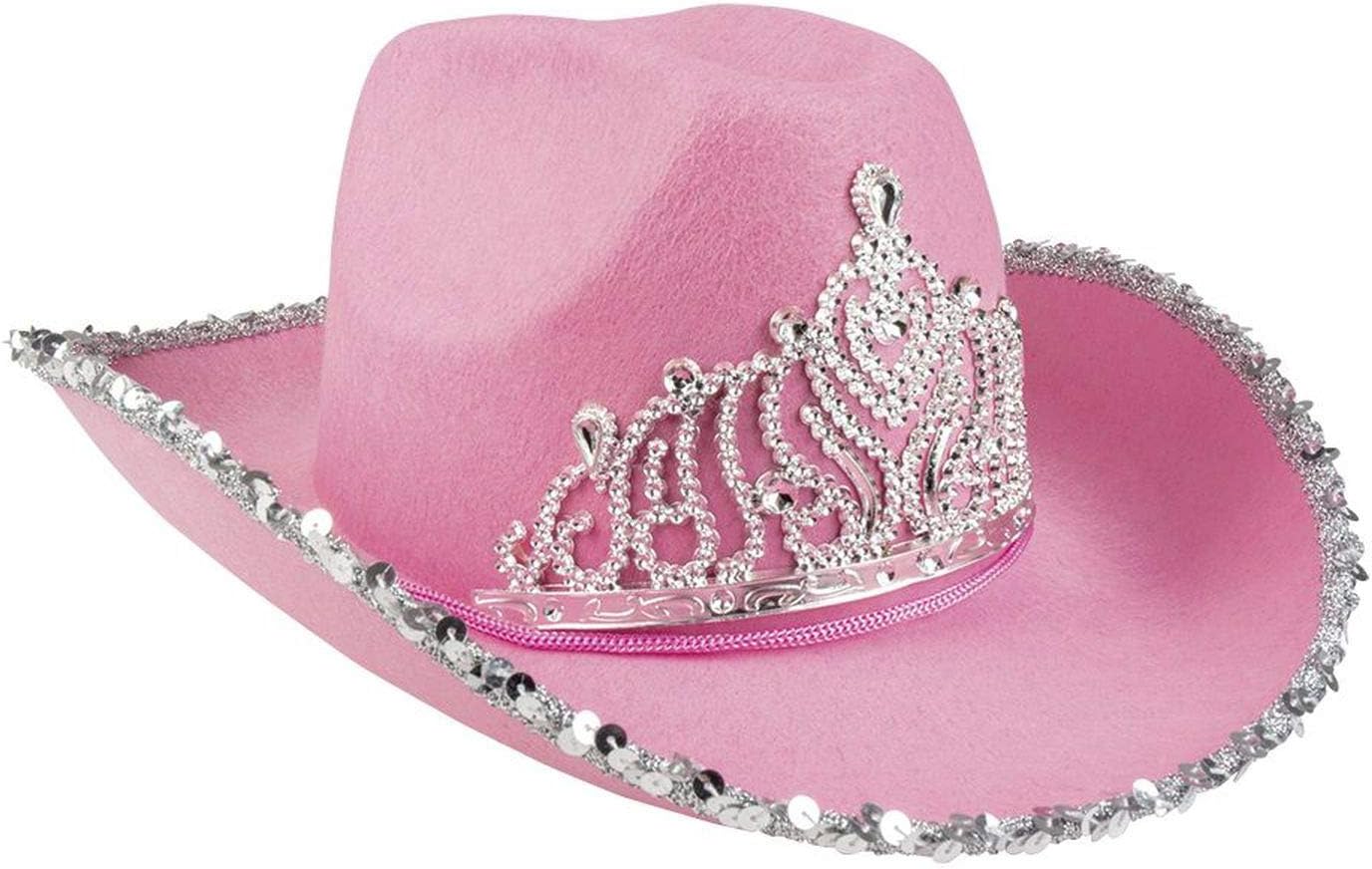 ladies pink cowboy hat