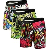 CHUAKIN Mens Boxer Briefs Fast Dry Performance Underwear Cooling Breathable Sport Boxer Briefs 3 Pack