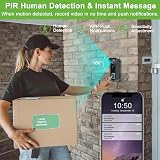 KAMEP Video Doorbell Camera Wireless 1080P WiFi 2.4G IP66 Battery Alexa view 3