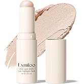 Exmiloo Highlighter Stick, Natural Champagne Glow Cream Makeup for Face | Natural Champagne Glow for Light to Medium Skin, Buildable Cream Highlight for Cheekbones, Brow Bone and Nose
