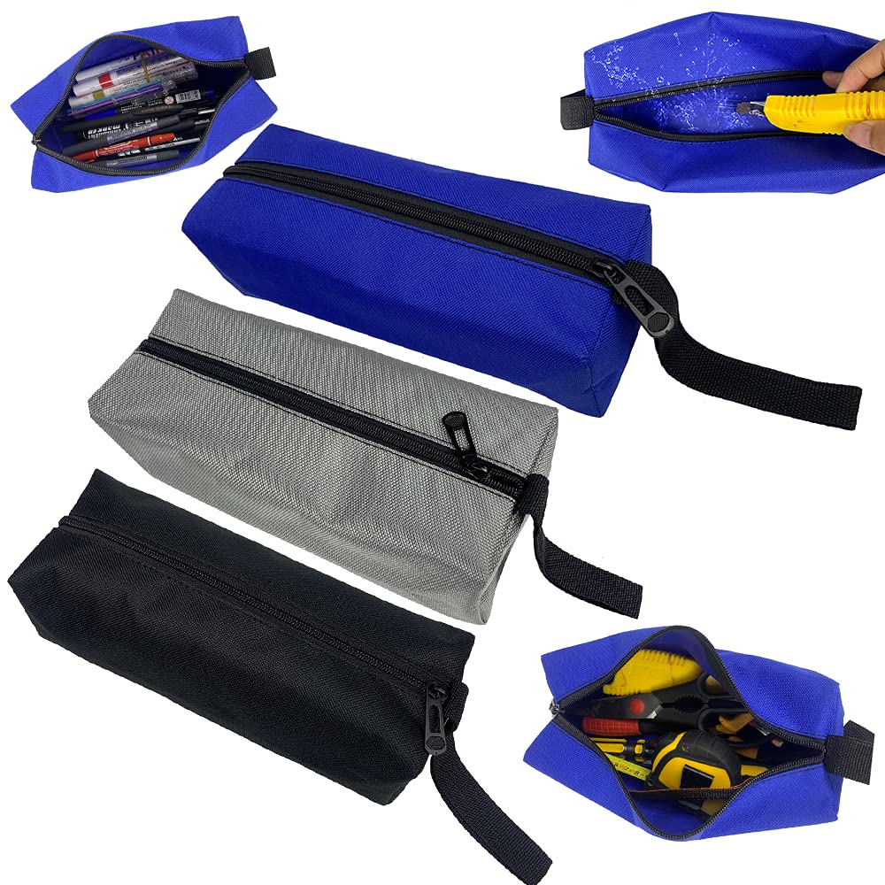 Set Zipper utility waterproof canvas tool organizer/mini screws nails bolts pouch/mini nuts empty heavy duty Multipurpose bags