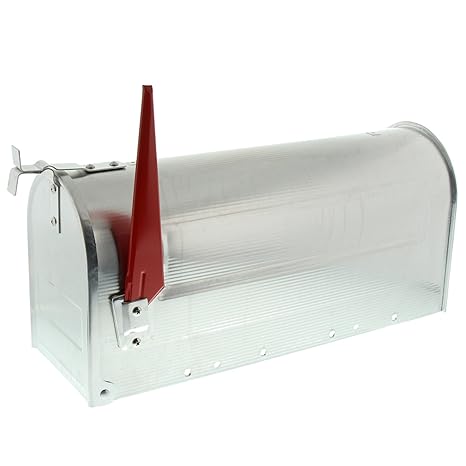 BURG-WÄCHTER, US-Mailbox mit schwenkbarer Fahne, 892 ALU, Massiv Aluminium