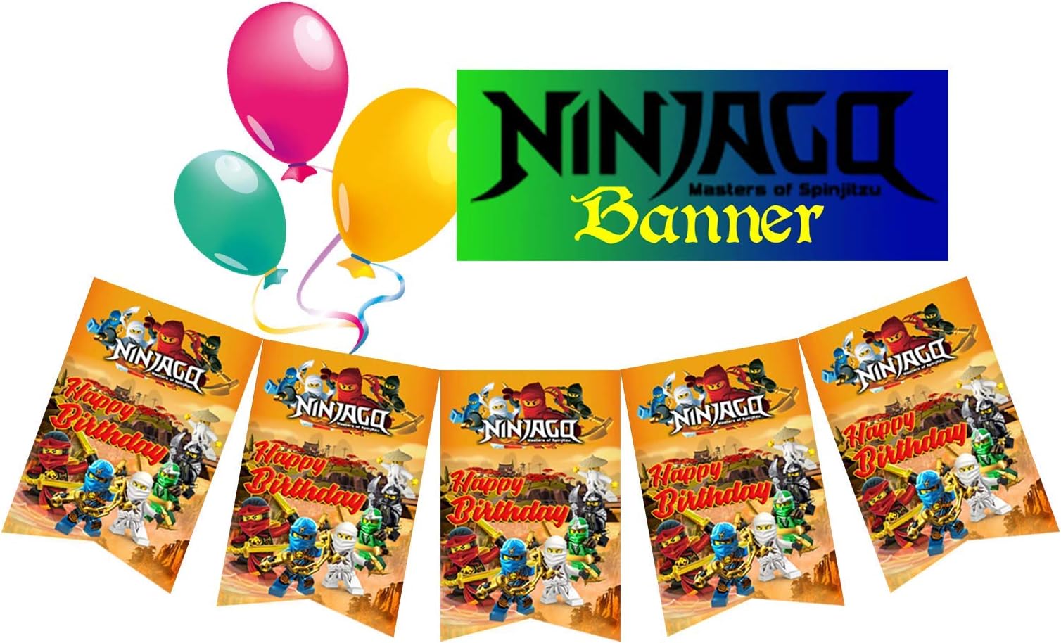 12 Block Game Special Rectangles For Birthday Banners