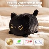 Mewaii Black Cat Plush 8 Inch Cute Plush Toy Soft Pillow Gift for Kids view 9